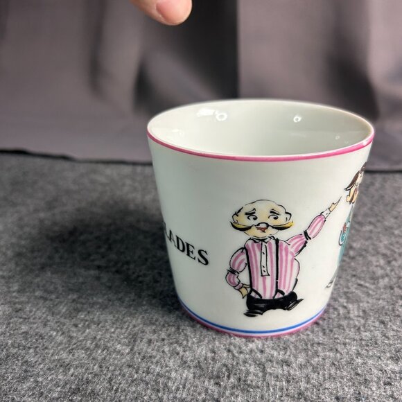 Vintage lefton “gay old blades” barber shop quartet hand painted coffee cup/mug‎ - Picture 6 of 10